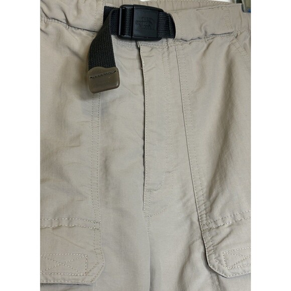 The North Face Men’s Convertible Cargo Pants Shorts Pockets Beige Nylon Hiking - Picture 10 of 16